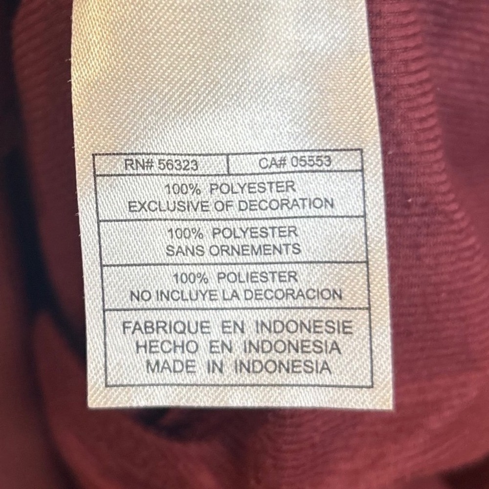 Nike Minnesota Golden Gophers Maroon Clima-FIT Quarter Zip Windbreaker Mens L - Picture 8 of 8